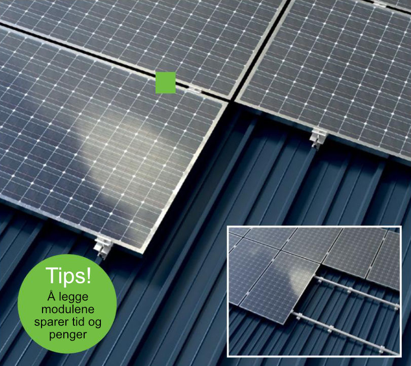 Tips for legging av solcelle panel